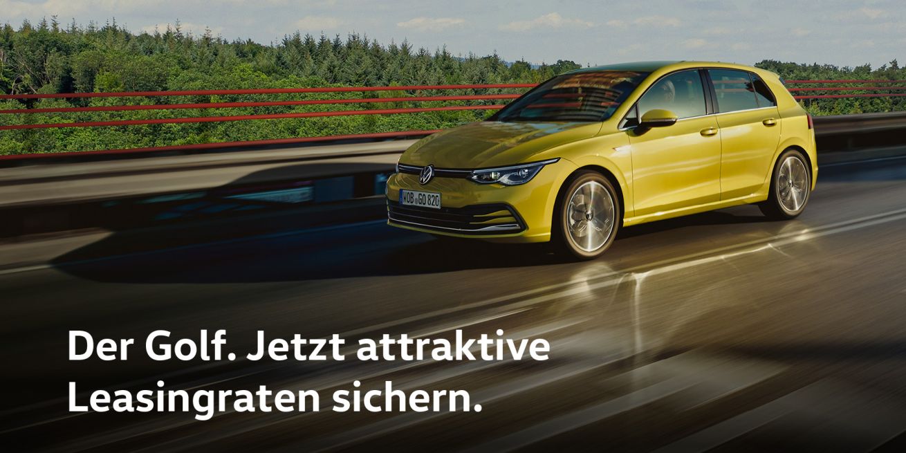 Der VW Golf günstig leasen – beim Autohaus Ost